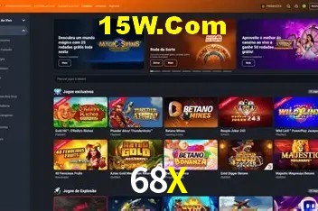 Jogos com bônus e suporte 24h na 68X