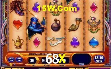 Slots com jackpots e giros grátis na 68X