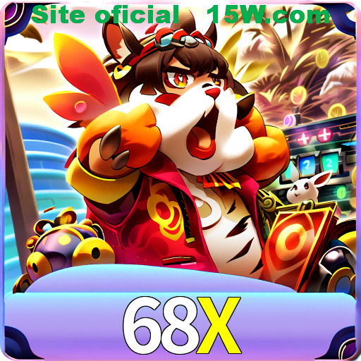 Imagem promocional da 68X mostrando a plataforma e suas vantagens